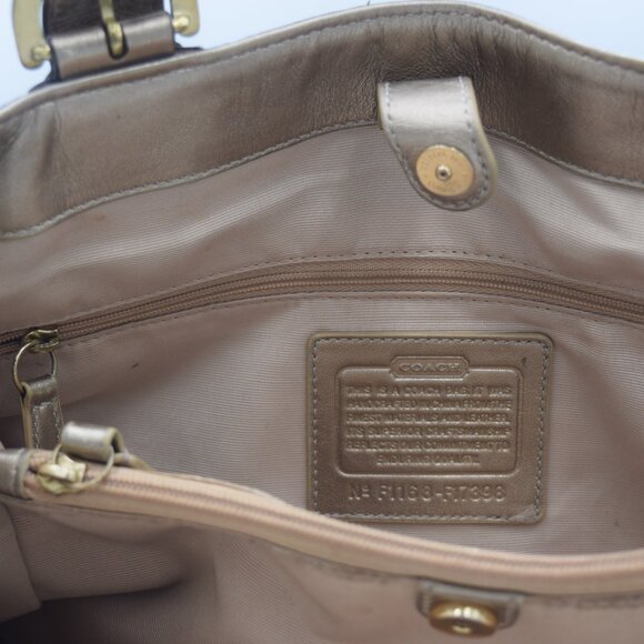 COACH 2011 Soho OP Art Canvas and Leather Tote - Picture 15 of 16